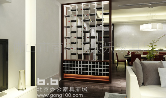 酒柜正面图