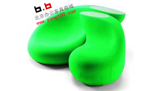 艺术沙发正面图